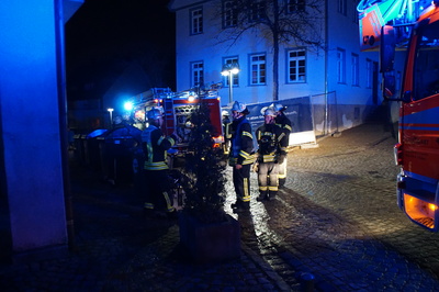 Stuttgart Pliningen: Brand in Kellerraum einer Gaststaette